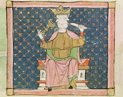 Fol.57v Januari: Janus door Matfre Ermengaut